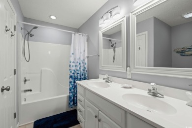 This spacious 3 Bedroom 2.5 Bath raised 1.5 story beach house is on Prestwick Country Club in South Carolina - for sale on GolfHomes.com, golf home, golf lot