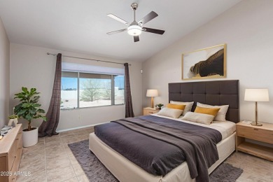 This rare true 3-bedroom Solana floor plan is filled w/ upgrades on Oakwood Golf Club  in Arizona - for sale on GolfHomes.com, golf home, golf lot