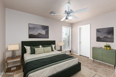 This rare true 3-bedroom Solana floor plan is filled w/ upgrades on Oakwood Golf Club  in Arizona - for sale on GolfHomes.com, golf home, golf lot