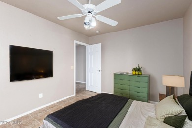 This rare true 3-bedroom Solana floor plan is filled w/ upgrades on Oakwood Golf Club  in Arizona - for sale on GolfHomes.com, golf home, golf lot