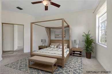 Wake up to sweeping golf course views and warm Southwest Florida on Gulf Harbour Yacht and Country Club in Florida - for sale on GolfHomes.com, golf home, golf lot