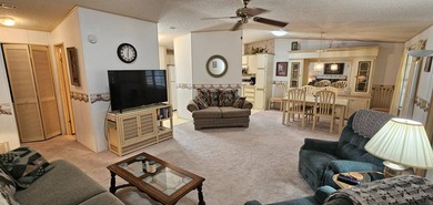 FURNISHED TURN KEY, OPEN BACKYARD Florida 2 bedroom 2 bath home on Zephyrhills Municipal Golf Course in Florida - for sale on GolfHomes.com, golf home, golf lot