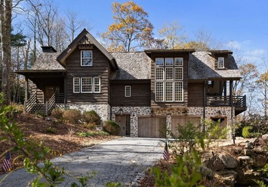 Nestled within the gated community of Highlands Falls Country on Highlands Falls Country Club in North Carolina - for sale on GolfHomes.com, golf home, golf lot