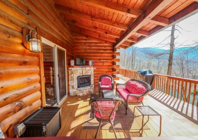 Charming Log Cabin Retreat in Bryson City -Nestled in the heart on Smoky Mountain Country Club in North Carolina - for sale on GolfHomes.com, golf home, golf lot