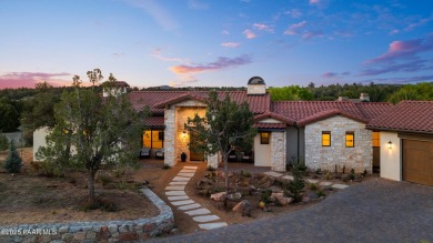 Indulge in luxury at this custom-built home boasting mountain on Talking Rock Golf Club in Arizona - for sale on GolfHomes.com, golf home, golf lot