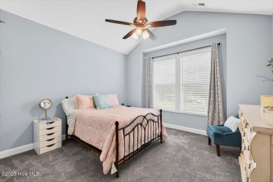 This beautifully maintained home sits directly on the golf on Beau Rivage Golf and Resort in North Carolina - for sale on GolfHomes.com, golf home, golf lot