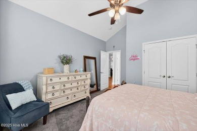 This beautifully maintained home sits directly on the golf on Beau Rivage Golf and Resort in North Carolina - for sale on GolfHomes.com, golf home, golf lot