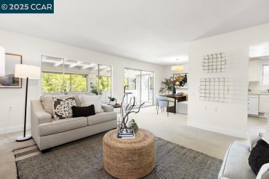 This bright and cheerful Sequoia Wrap end-unit is like a tree on Rossmoor Golf Course in California - for sale on GolfHomes.com, golf home, golf lot
