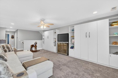 This beautifully maintained home sits directly on the golf on Beau Rivage Golf and Resort in North Carolina - for sale on GolfHomes.com, golf home, golf lot