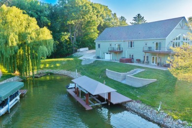 Welcome to the Epitome of Luxury Living at the Lake! on Oak Run Golf Course in Illinois - for sale on GolfHomes.com, golf home, golf lot