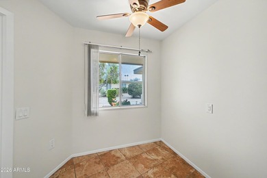 Welcome to this charming single-level attached home in Sun City on Sun City Lakes West and East in Arizona - for sale on GolfHomes.com, golf home, golf lot