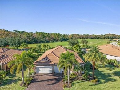An entertainers dream home situated on a 1/3 acre lot with views on Pelican Preserve Golf Club in Florida - for sale on GolfHomes.com, golf home, golf lot