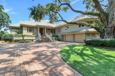 Discover luxury, views, and timeless Sea Pines living in this on Harbour Town Golf Links in South Carolina - for sale on GolfHomes.com, golf home, golf lot