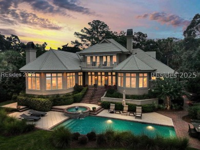 Discover luxury, views, and timeless Sea Pines living in this on Harbour Town Golf Links in South Carolina - for sale on GolfHomes.com, golf home, golf lot