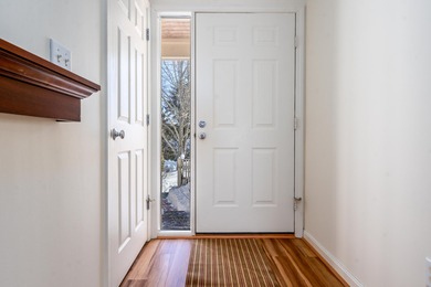 Outstanding view from tee to green on the 10th par 3 from this on The Club At Yarmouthport in Massachusetts - for sale on GolfHomes.com, golf home, golf lot