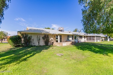Discover this adorable 2-bedroom twin home situated in the on Sun City Lakes West and East in Arizona - for sale on GolfHomes.com, golf home, golf lot