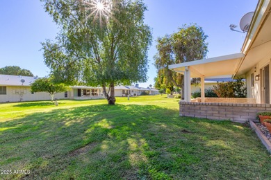 Discover this adorable 2-bedroom twin home situated in the on Sun City Lakes West and East in Arizona - for sale on GolfHomes.com, golf home, golf lot