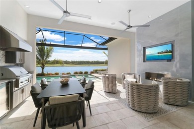 A breathtaking expression of modern luxury in the prestigious on Miromar Lakes Golf Club in Florida - for sale on GolfHomes.com, golf home, golf lot