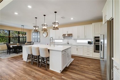 Step into elegant living in this stunning 4 bedroom plus 2 den on Old Corkscrew Golf Club in Florida - for sale on GolfHomes.com, golf home, golf lot