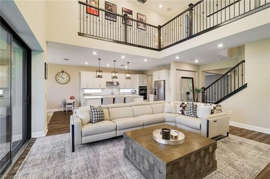 Step into elegant living in this stunning 4 bedroom plus 2 den on Old Corkscrew Golf Club in Florida - for sale on GolfHomes.com, golf home, golf lot