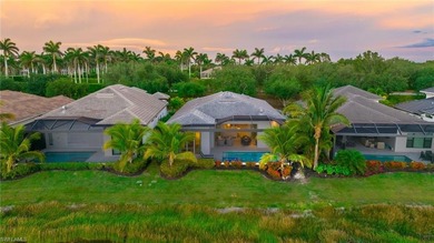 A breathtaking expression of modern luxury in the prestigious on Miromar Lakes Golf Club in Florida - for sale on GolfHomes.com, golf home, golf lot