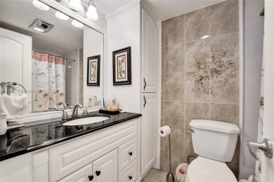 Step into this fully furnished two bedroom apartment just on The Diplomat Golf Resort and Spa in Florida - for sale on GolfHomes.com, golf home, golf lot