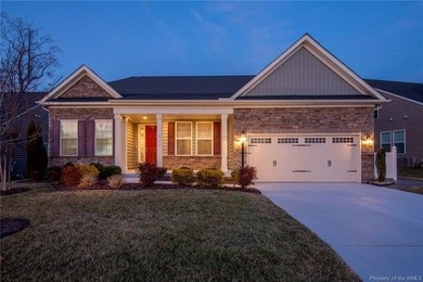 Welcome Home! Easy to see why the sought after Berkeley is so on Colonial Heritage Golf Club in Virginia - for sale on GolfHomes.com, golf home, golf lot