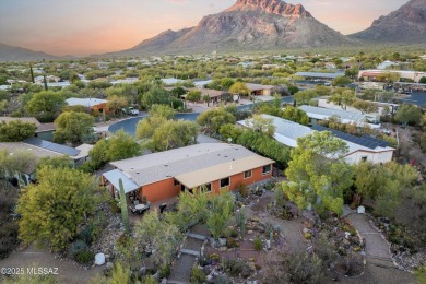 Private one-of-a-kind home on a secluded quarter plus acre lot on Tucson Estates Golf Course in Arizona - for sale on GolfHomes.com, golf home, golf lot