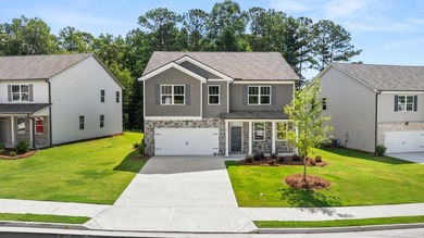 The Hanover is a spacious two-story plan available in Northwoods on Mirror Lake Golf Club in Georgia - for sale on GolfHomes.com, golf home, golf lot