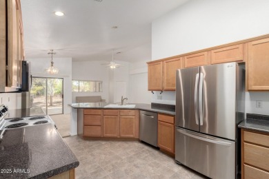 This lovely home is nestled on the 16th fairway of the on Raven Golf Club At South Mountain in Arizona - for sale on GolfHomes.com, golf home, golf lot