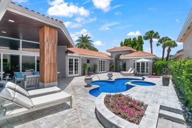 Experience luxury living in this beautifully renovated courtyard on Polo Club of Boca Raton in Florida - for sale on GolfHomes.com, golf home, golf lot