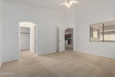 This lovely home is nestled on the 16th fairway of the on Raven Golf Club At South Mountain in Arizona - for sale on GolfHomes.com, golf home, golf lot