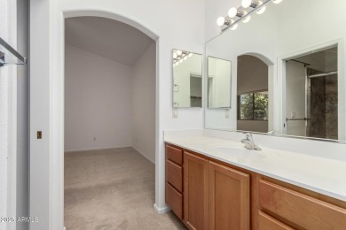 This lovely home is nestled on the 16th fairway of the on Raven Golf Club At South Mountain in Arizona - for sale on GolfHomes.com, golf home, golf lot