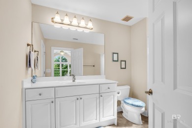 This golf course home is on the signature hole of the Dunes on Glenlakes Golf Club in Alabama - for sale on GolfHomes.com, golf home, golf lot