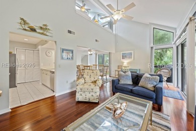 Turnkey Resort Living. Stylish 2BR/2BA + Loft End Unit Villa on Palmetto Dunes Golf Course and Resort in South Carolina - for sale on GolfHomes.com, golf home, golf lot