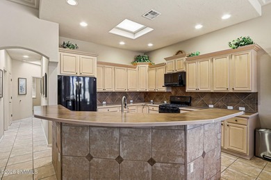 Southwest-style home in sought-after Sonoma Ranch featuring on Sonoma Ranch Golf Course in New Mexico - for sale on GolfHomes.com, golf home, golf lot