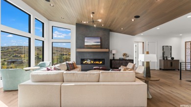 Stunning new mountain contemporary right on the 13th hole on Talisker Club At Tuhaye in Utah - for sale on GolfHomes.com, golf home, golf lot