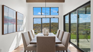 Stunning new mountain contemporary right on the 13th hole on Talisker Club At Tuhaye in Utah - for sale on GolfHomes.com, golf home, golf lot