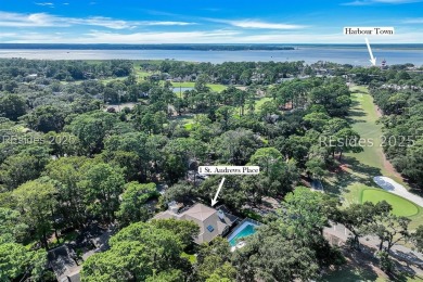 Perfectly situated on the second hole of the world-renowned on Harbour Town Golf Links in South Carolina - for sale on GolfHomes.com, golf home, golf lot