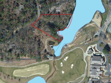 Double lakefront lot package in marina cove overlooking the Lake on Lake Toxaway Country Club in North Carolina - for sale on GolfHomes.com, golf home, golf lot