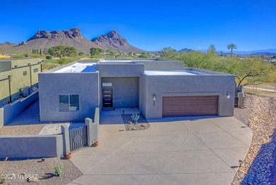 Brand New Custom Home with Spectacular Golf & Tucson Mtn Views! on Tucson Estates Golf Course in Arizona - for sale on GolfHomes.com, golf home, golf lot