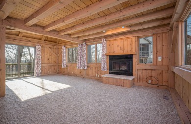 Warm and inviting 4 bedroom, 3 bath Timberpeg home with rustic on Eagle Ridge Inn and Resort in Illinois - for sale on GolfHomes.com, golf home, golf lot