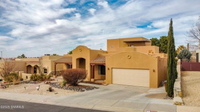 This stunning at 1921 Santa Ines Street, Las Cruces home spans 2 on Sonoma Ranch Golf Course in New Mexico - for sale on GolfHomes.com, golf home, golf lot