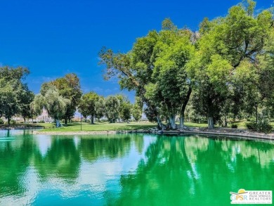 Built in 1974, this 1152 sq foot double wide bungalow is ready on Date Palm Country Club in California - for sale on GolfHomes.com, golf home, golf lot