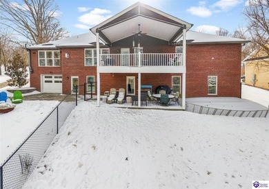 Welcome to 190 Strawberry Circle, a rare lakefront home for sale on Doe Valley Country Club in Kentucky - for sale on GolfHomes.com, golf home, golf lot