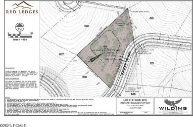 2937 E Boulder Top Loop is a gently sloping homesite with view on Red Ledges Golf Club in Utah - for sale on GolfHomes.com, golf home, golf lot