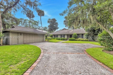 Tucked away on a quiet cul-de-sac street sits this 3-bedroom + on Sea Pines Golf and Resort  in South Carolina - for sale on GolfHomes.com, golf home, golf lot