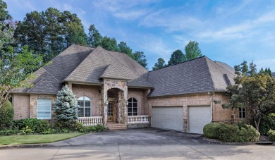 Stunning home on the 2nd hole of founders golf course in the on Chenal Country Club - Bear Den Mountain in Arkansas - for sale on GolfHomes.com, golf home, golf lot