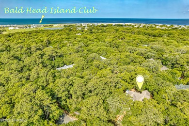 Nestled in the tranquil maritime forest of Bald Head Island on Bald Head Island Golf Club in North Carolina - for sale on GolfHomes.com, golf home, golf lot