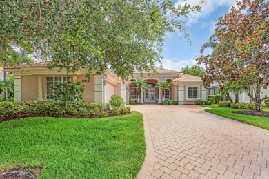 STUNNING POOL HOME WITH SWEEPING GOLF COURSE VIEW IN PGA on PGA Golf Club in PGA Village in Florida - for sale on GolfHomes.com, golf home, golf lot